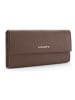 Lazarotti Bologna Leather Geldbörse Leder 19 cm in taupe