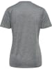 Hummel Hummel T-Shirt Hmlauthentic Multisport Damen Atmungsaktiv Schnelltrocknend in GREY MELANGE