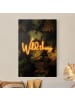 WALLART Leinwandbild Gold - Wild Thing goldene Blätter in Gold