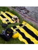 BVB BVB-Duschtuch mit Blockstreifen in schwarz