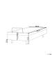 Beliani Einzelbett CASTELLAN in Grau/Schwarz - (W) 90 x (H) 37 x (L) 200 cm