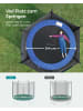 SONGMICS Gartentrampolin Saul in Blau - (H)256 x Ø305 cm