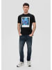 QS T-Shirt in 99D0_schwarz