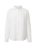 CASH-MERE.CH Leinen Hemd Langarm in Weiss