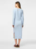 Pieces Midikleid in Cashmere Blue