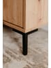 Furn.Design Highboard Eiche Artisan 81 cm, Anrichte mit 6 Fächern