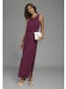 Laura Scott Sommerkleid in bordeaux-gepunktet
