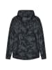 Homebase Damen Oversized Anorak in Dunkelgrau Schwarz Camouflage