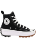 Converse Sneaker mid Run Star Hike Platform in schwarz