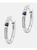Diamant L'éternel Ohrringe aus 375 Weißgold mit Diamant mit Saphir