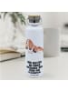 Mr. & Mrs. Panda Trinkflasche Hund Basset Hound mit Spruch in Weiß