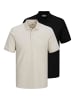 Jack & Jones 2er-Pack Poloshirt in Moonbeam