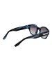 Trussardi Männer Sonnenbrille Rund Schwarz