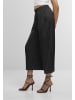 Urban Classics Urban Classics Ladies Satin Wide Leg Culotte in black