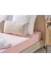 Beliani Bettlaken HOFUF in Rosa - (W) 200 x (H) 25 x (L) 200 cm