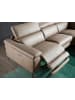 Angel Cerdá Relax Chaiselongue Sofa 6043 in Nerz / Stahl