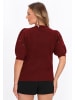 faina Women Sweater in wine red