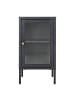 ebuy24 Vitrinenschrank Dalby Schwarz 38 x 35 cm