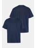 STHUGE Kurzarm T-Shirt in marine