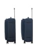 Roncato City 3.0 4 Rollen Trolley M 64 cm mit Dehnfalte in blau