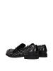 Miu Miu Schwarz Leder Slip-On Loafer