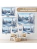 MuchoWow Leinwand Bilder Schneelandschaft
