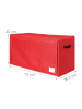 relaxdays Weihnachtskugel-Aufbewahrungsbox in Rot - (B)73 x (H)40 x (T)36,5 cm