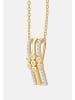 Diamant Exquis Halskette aus 585 Gelbgold mit Diamant
