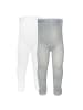 ewers 2er-Set Strumpfhose 2er Pack Uni in sweater grau - weiß