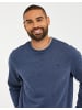 Threadbare Sweatshirt THB Fleece Crew Kisele in Denim Blue