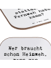 Mr. & Mrs. Panda Untersetzer Glas Spruch Heimweh oder Fernweh mi... in Weiß