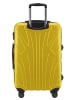 suitline mittelgroßer Hartschalen-Koffer Check-In Reisekoffer TSA 68L in Gelb