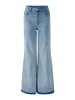 Oui Jeans Flared in blue denim