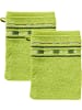 Erwin Müller Frottier Waschhandschuh 2er-Pack Achern in grün