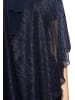 Vera Mont Cape im Glitzer-Look in Blue/Black