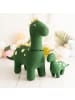 Crochetts 2er-Set Dinosaurier in Olivgrün – (B)78 x (H)103 x (T)29 cm