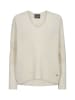 Mos Mosh MMThora V-Neck Knit in Ecru