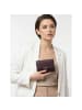 Lazarotti Bologna Leather XL Geldbörse mit Zip-Around Fach Leder 14 cm in burgundy