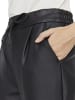 Vero Moda Stoffhose / Chino VMEVA MR LOOSE STRING COATED comfort/relaxed in Schwarz