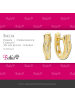 BALIA Gold 333 Damen Creolen Line Ohrringschmuck ca. 1,4cm