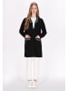 DreiMaster Maritim Damen Cardigan in Schwarz Weiss Streifen