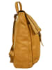 Samantha Look Rucksack echt Leder in gelb