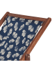 Beliani 2er-Set Stoffbezug ANZIO/AVELLINO in Blau/Beige