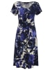 Aniston SELECTED Jerseykleid in marine-beige-royalblau-hellblau
