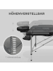 HOMCOM Massageliege in Schwarz 185L x 70B x 82H cm