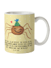 Mr. & Mrs. Panda Kaffeetasse Spinne Agathe Party mit Spruch in Gelb Pastell
