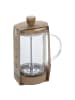 Secret de Gourmet Kaffeebereiter NATURE BAMBOO, 600 ml in Transparent, 14,5 x 9,5 x 19,5 cm