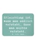 Mr. & Mrs. Panda Magnet Spruch Erleuchtung Weisheit mit Spruch in Meeresbrise