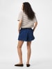 Pieces Jeansshorts in Dark Blue Denim