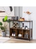 COSTWAY Sideboard 110x43x88cm in Braun